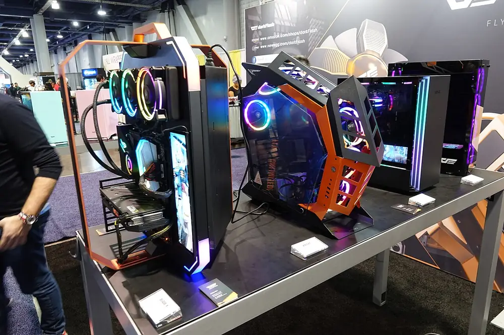 esports betting with crypto - row of gaming computers